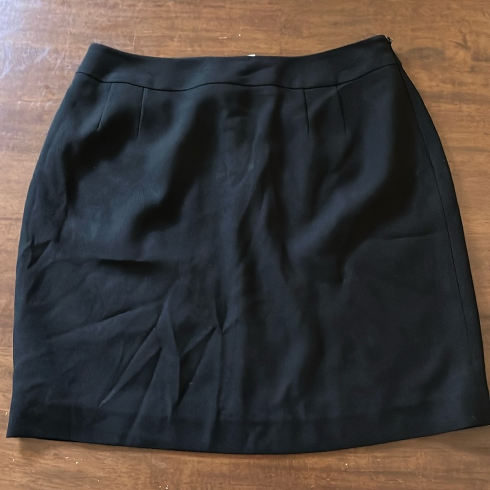 Classic Black Mini Skirt, Size 10